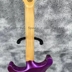 ST Purple Ouija Custom Solid Body Electric Guitar Basswood Body Black Part