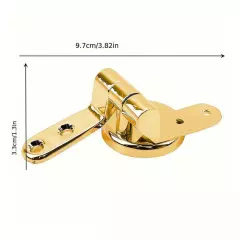 Durable Gold Toilet Hinges with Secure & Adjustable Fittings - Long-l D1P2