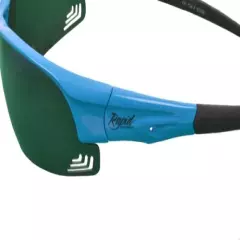 Blue GOLF SUNGLASSESInterchangeable Lenses, Adjustable Side Arms. Rapid Eyewear