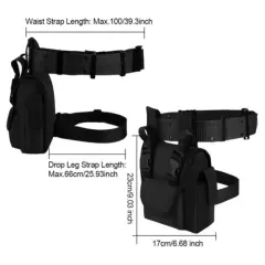 3 Types Military Tactical Drop Leg Bag Waist Fanny Pack Storage Pouch Outdoor