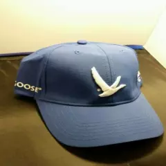 NEVER USED Heavy Embroidered Grey Goose Collection Bridgestone hat Custom Blue 