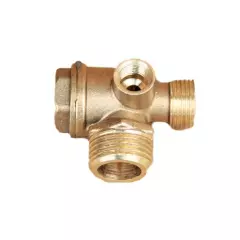 3 Port Brass Central Pneumatic 40400 Air Compressor Check Valve Thread