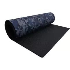 Blue Camo 72 In. X 24 In. Foam Multi-Use Fitness Mat (12 Sq. Ft)