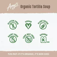 Amy’s Soup, Vegan Tortilla Gluten Free, Made 14.5 Fl Oz (Pack of 12) 