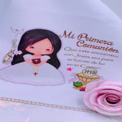 12 FIRST COMMUNION PARTY FAVORS NAPKINS GIRL RECUERDOS PARA COMUNION DE NINA