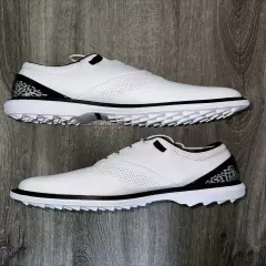 Nike Air Jordan ADG 4 Golf Shoes Cleats White Black DM0103-110 Men's Size 8.5