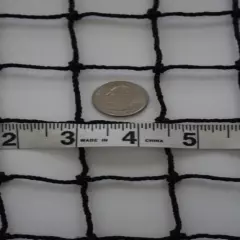  14' X 10' Black Square Nylon Lacrosse Impact Netting 1 1/2" #30 Hockey Net