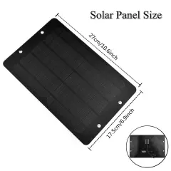 10W 12V Cooling RV Ventilation Fan Solar Panel Kit for Roof Vent