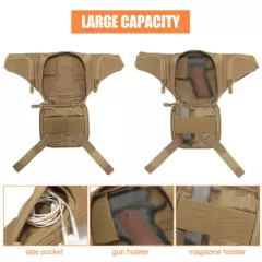 Tactical Waist Bag Chest Pouch Fanny Bag Holster Military Camping Pouch Sports