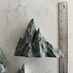 Aquarium rocks mountains aquascaping blue gray