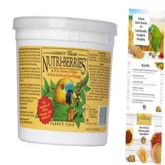  Classic Nutri-Berries Pet Bird Food, Made with Non-GMO and Human 3.25 lbs