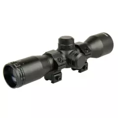 Kexuan 4X32 Compact Scope with Mil-Dot Reticle and 1" Dovetail Scope Rings