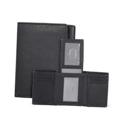  Trifold Wallets for Men - RFID-Blocking Genuine Leather Wallet with 9 Crow