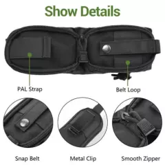 Tactical Molle Pouch Waist Fanny Pack Belt Waist Bag Dump Pouch Outdoor EDC Bag