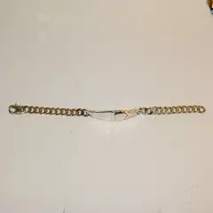 Cuban Chain Bracelet in Sterling Silver 925/ 1000 Length Cm. 19.5 Weight 17.5 g