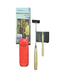 Fur Handling Kit - Fur Brush, Fleshing Tool, Tanning Formula and a DVD