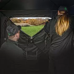 NEW 3 Person Hunting Ground Blind w/ Easy-Entry Full-Length Zippered Door NIB