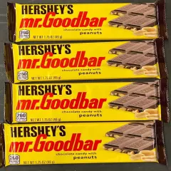 Hershey's Mr. Goodbar Candy Bars 1.75 Oz Each Only (4 Bars Only )