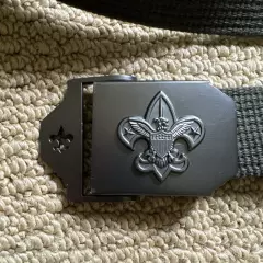 BSA Boy Scouts of America ~ Web Belt w/Metal Buckle EUC Measures 41 Inches