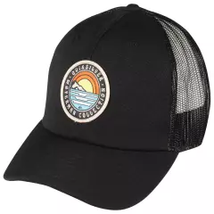 Quiksilver Waterman Hook Minded Trucker Hat - Jet Black - New