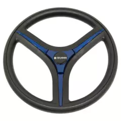 Gussi Italia "Brenta" Black Steering Wheel for Club Car Precedent Golf Carts