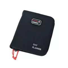 GPS GPS-D1109PCB Large Day Planner -with Pistol Storage Black