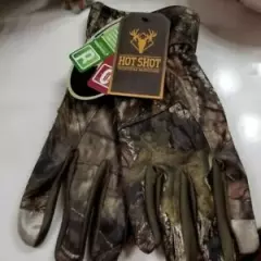 NEW Hot Shot Men's Pro-Text Soft-Shell Gloves Jacob Ash Hunt Shoot Touch Screen