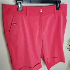 AUR Womens Pink Golf Comfort Shorts Size 10 Condition "Pre-owned"