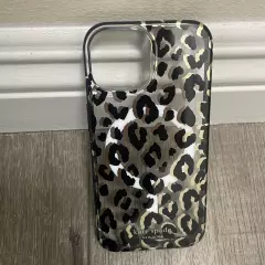 Kate Spade New York iPhone 15/iPhone 14/iPhone 13 Protective Case Leopard NEW