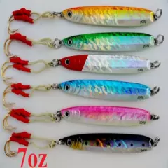 Set of 6 Knife Vertical Butterfly Fishing Jig 100g 150g 200g 250g SELECT WEIGHT