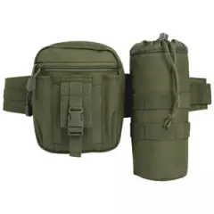 Brandit Waist Belt Bag Allround Organizer Pocket Tool Pouch Bottle Holder Olive