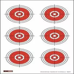 Shooting Targets Reactive Splatter Range Paper Target Gun Shoot Rifle - 25 Pack