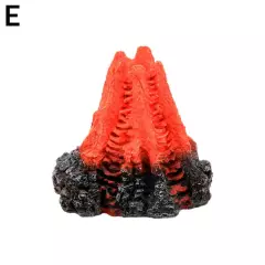 Fish Tank Volcano Decoration Volcanic Eruption Decoration,