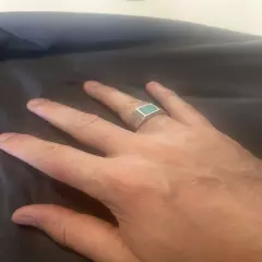 Salty Dagger Turquoise Ring 10.25