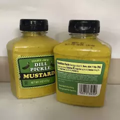 2x Trader Joe's Dill Pickle Mustard 9 oz *Limited