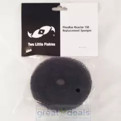 PhosBan Reactor 150 Replacement Sponges Foam Disk 2 pack by Two Little Fishies