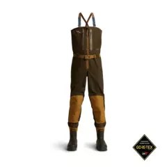 Sitka Delta Zip Wader Earth