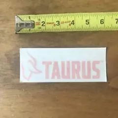 Taurus Firearms Red Die Cut Logo Sticker/ Decal OEM Shot Show 2022 Approx 7”