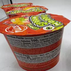 Nice Spooky Noodles Gummy Candy net wt 2,47, Pack of 6, EXP 10/24