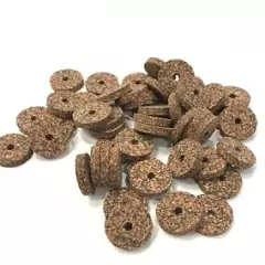 Cork Rings, 36 Dark Spotted, 1 1/4” x 1/4” x 1/4” Hole