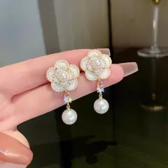 Women's Fashion Temperament Pearl Vintage Earrings For Women