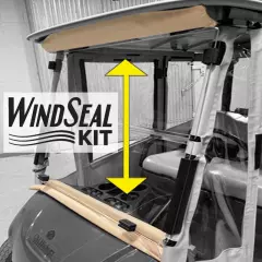 Doorworks Hinged Golf Cart Enclosure Canvas Sunbrella plus options***