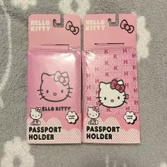 Hello Kitty Let's Go Travel Pink Passport Holder New 2qty