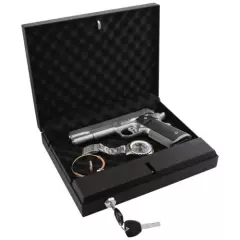 Gun Safe Box Lock Biometric Pistol Vault Firearm [California DOJ Certified]