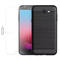 Clear Screen Protector Shockproof Case Skin for Samsung Galaxy J7 Sky Pro S727VL