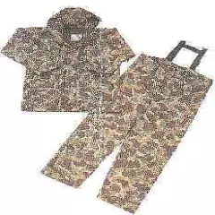 Avid 4390-L Camo Nylon Weather Rainsuit NIB 4390-L