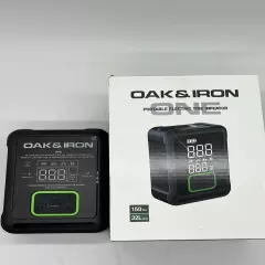 OAK & IRON Battery Tire Inflator 1 Min Fast Inflation Portable Air Compressor