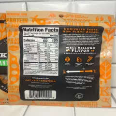 Lot of 4 Krave 100% Vegan Plant-Based Zero Sugar Smoked Chipotle Jerky 12/2024