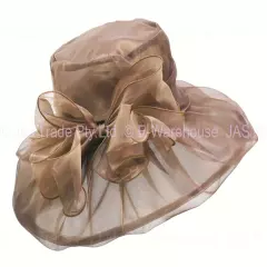 Spring Race Carnival Derby Day Church Wedding Women Ladies Organza Evening Hat