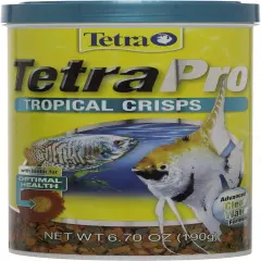 Tetrapro Tropical Crisps 6.70 Ounces, Fish Food, Advanced Clear Water Formula